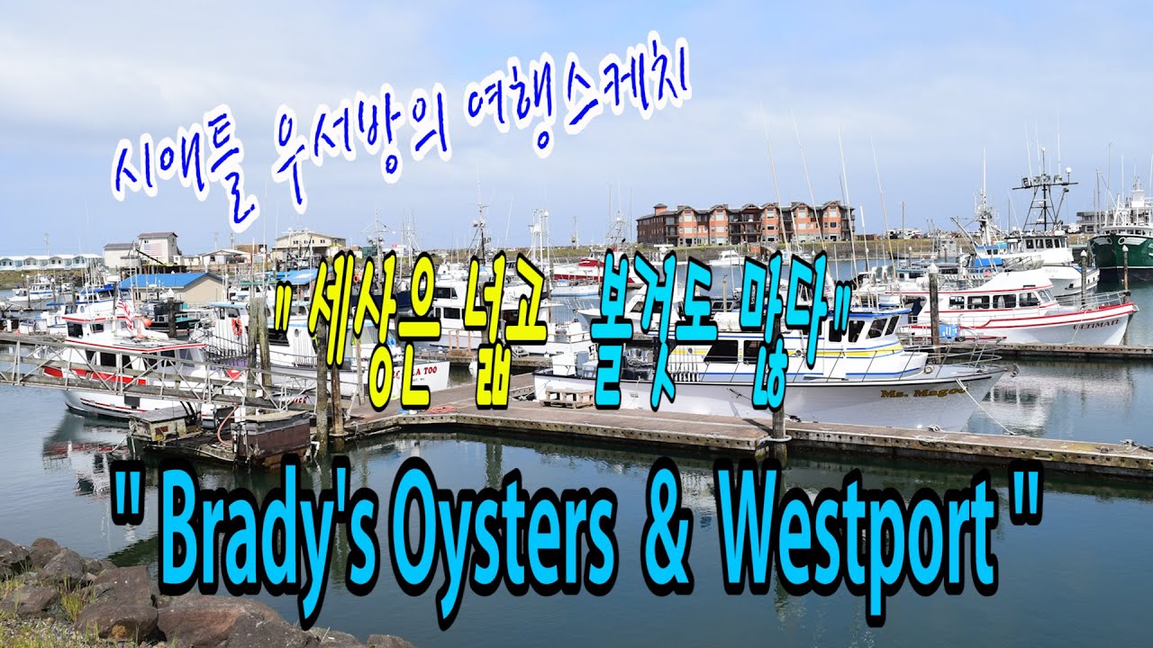 [시애틀 여행] 시애틀 우서방의 여행 스케치 “세상은 넓고 볼것도 많다” –  59편(Brady’s Oysters  &  Westport.WA)