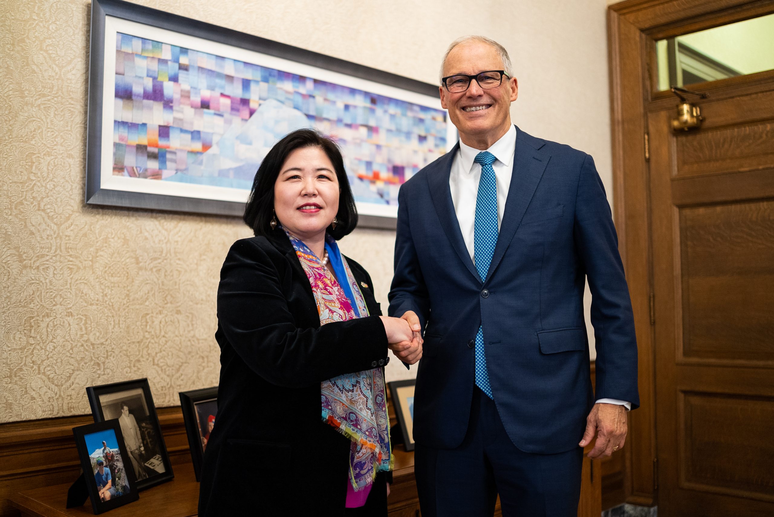 서은지 총영사, Jay Inslee 워싱턴 주지사와 면담